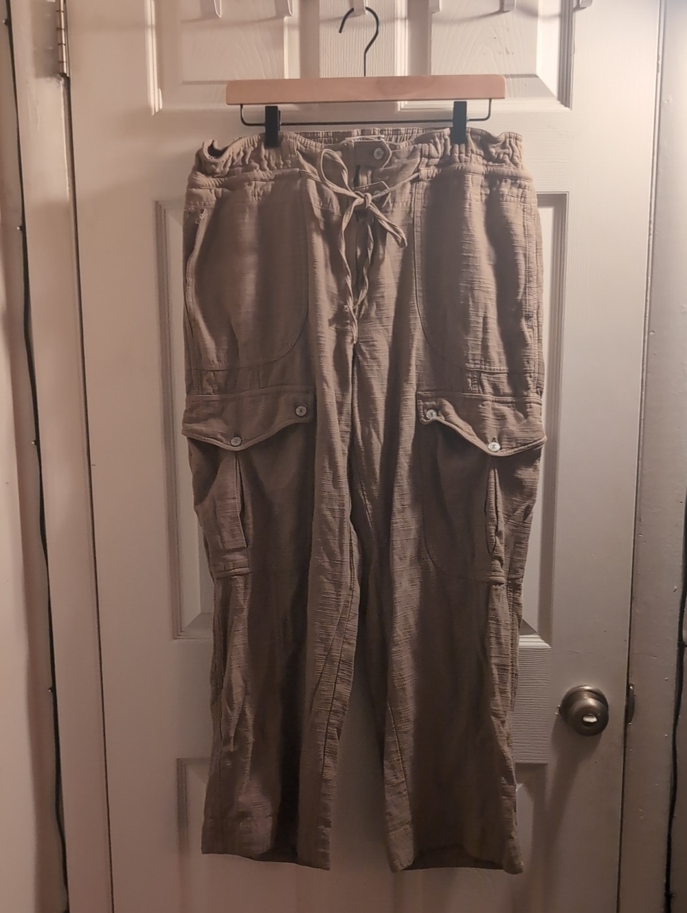 *IMPERFECT* We The Free Park Ave Pull-On Cargo Pants-Tan